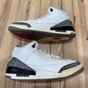 Air Jordan 3 Retro White Cement Reimagined Mens Size‎ 10